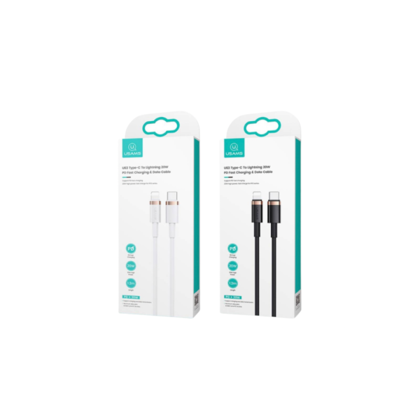 Cable U63 Tipo C a Lightning (IPHONE) 20W 1.2M Usams