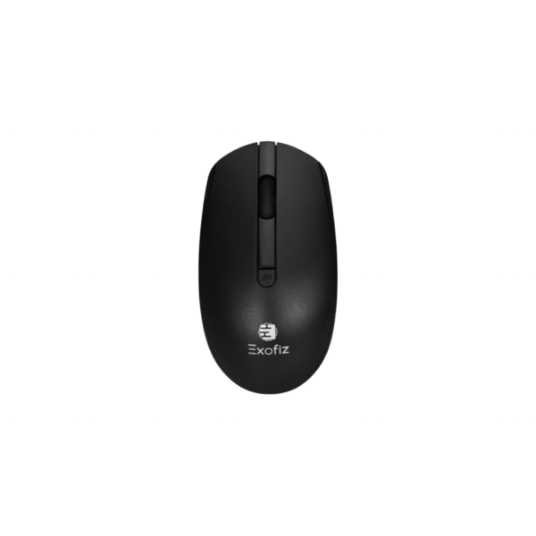 Mouse Inalámbrico MO-02 Negro Exofiz