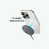 Cargador Inalámbrico Ultrafino 15W Aluminio Negro USAMS
