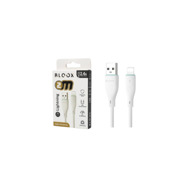 Cable de Datos BLOOX USB A a microUSB PVC 200cm