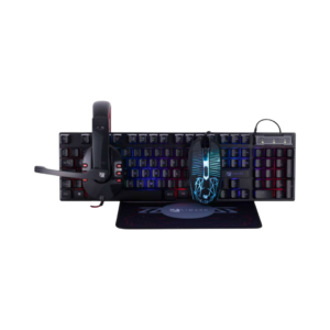 Combo Gamer XZZ-CO-02 Teclado/Mouse/Auricular/Mousepad RGB USB X-Lizzard