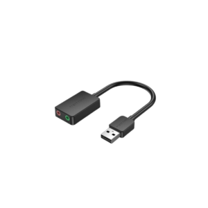 Tarjeta Sonido Externa USB 2p / 0.15M / Negro CDYB0 Vention
