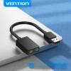 Tarjeta Sonido Externa USB 2p / 0.15M / Negro CDYB0 Vention