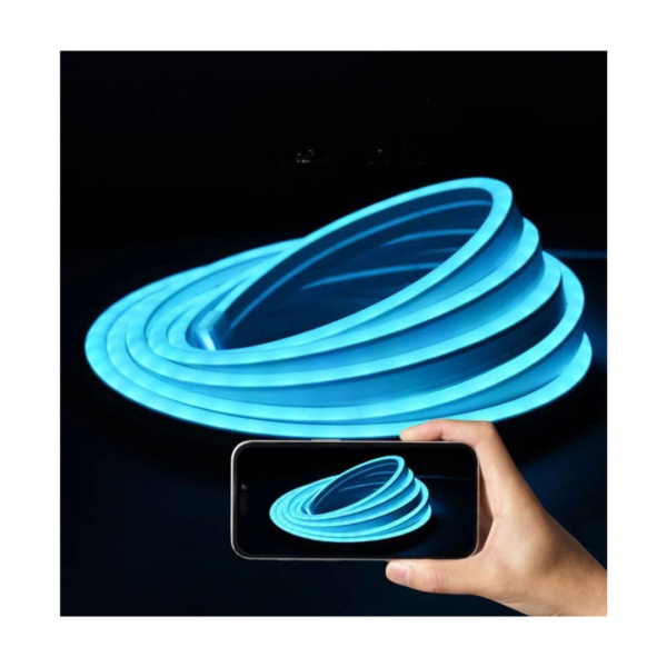 Tira de Luces LED Neon Silicona / Control Remoto IR / USB 5V / 1M / Blanco PAEWF Vention