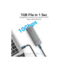 Adaptador para Disco SSD USB 3.1 USB-C M.2 NVMe SSD Vention